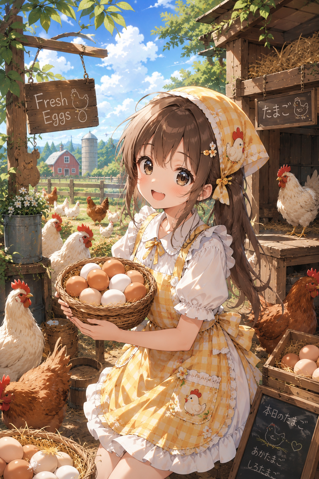 新鮮雞蛋看板娘